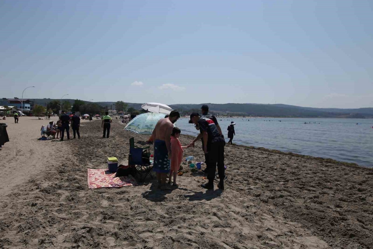 Jandarma ekiplerinden sahillerdeki işgallere karşı denetim
