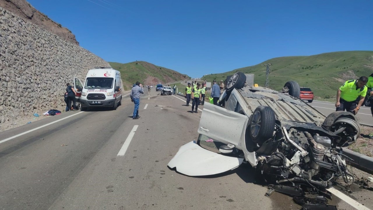 Aşkale’de feci kaza: 1 ölü, 7 yaralı