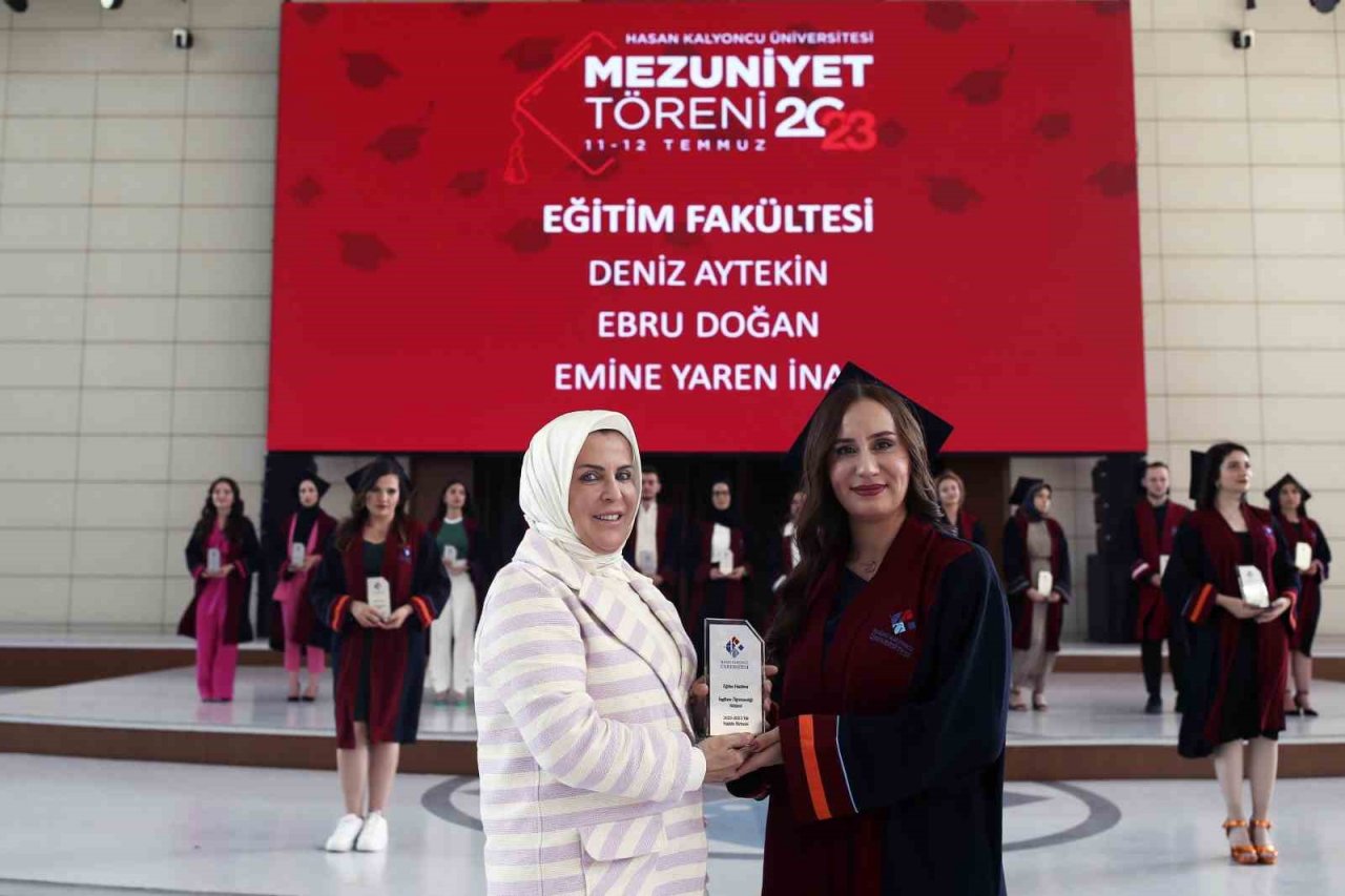 Hasan Kalyoncu Üniversitesi bin 578 öğrencisini mezun etmenin gururunu yaşadı