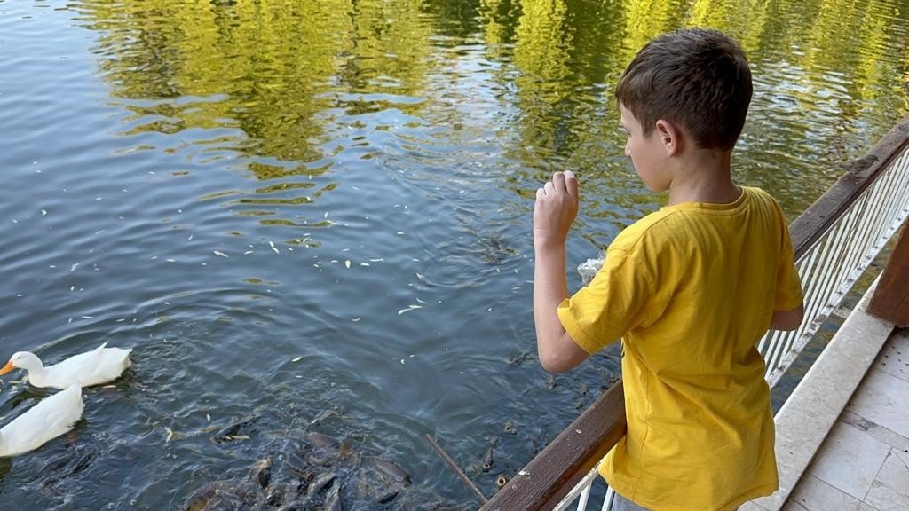 Bozkırın ortasındaki vaha ‘Çay İnli Balıklı Gölü’