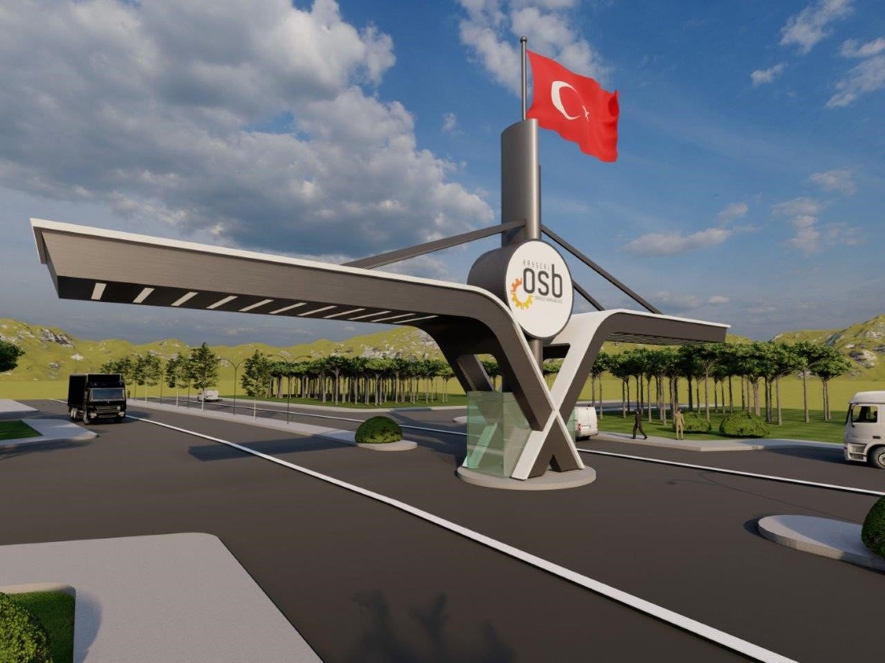 Kayseri OSB’de nizamiye girişlerinin ilkinin temeli atıldı