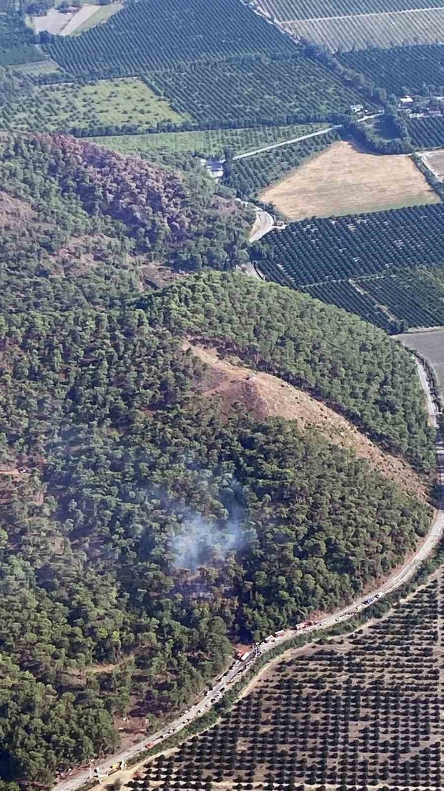 Ortaca’da orman yangını büyümeden söndürüldü