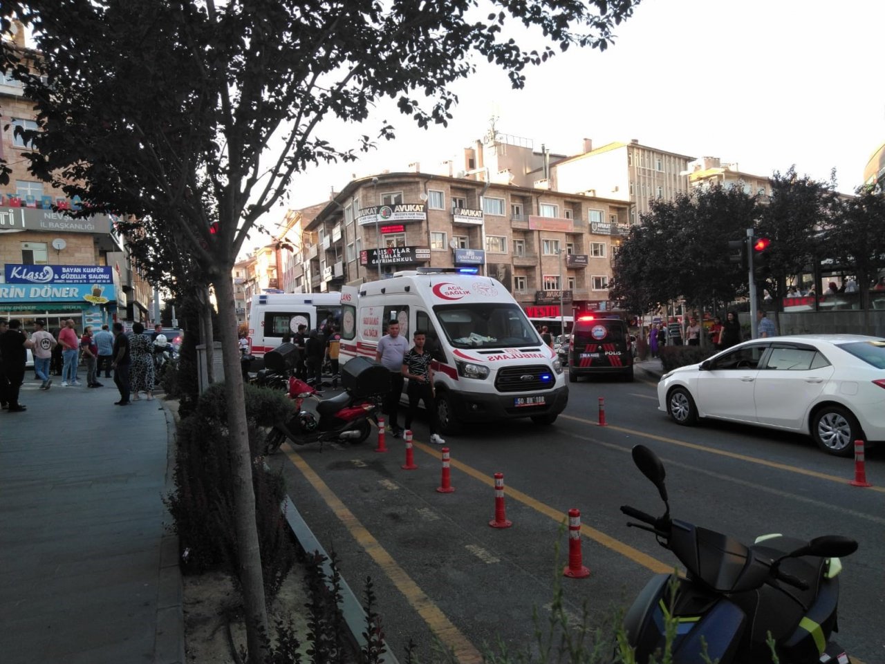 Nevşehir’de freni patlayan halk otobüsü önündeki halk otobüsüne çarptı: 9 yaralı