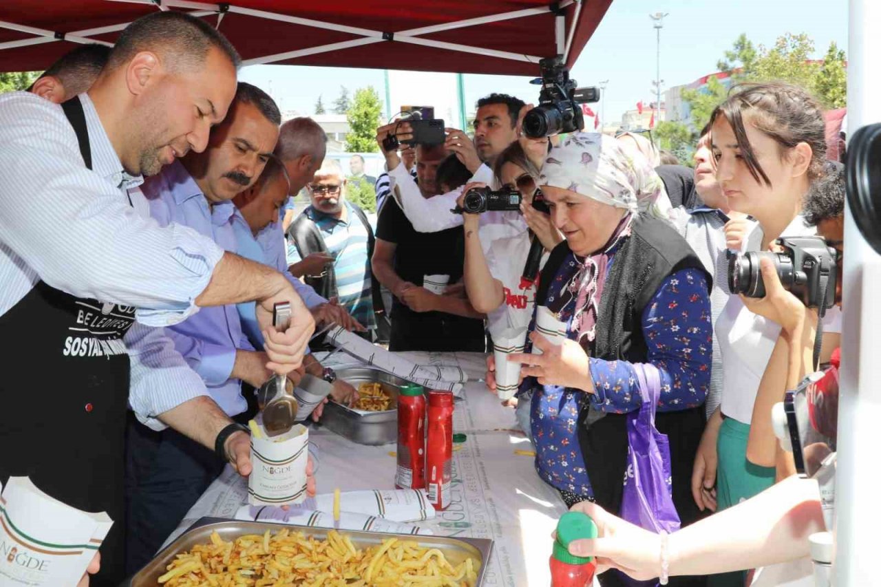 Patatesin başkenti Niğde’de ’Dünya Patates Kızartma Günü’’ etkinliği