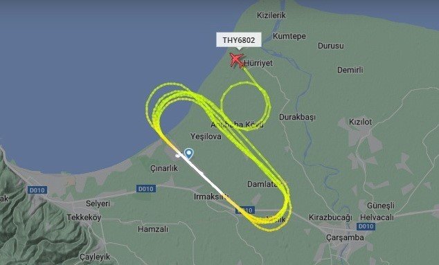 Türk pilotlarından havada geometrik hareketler