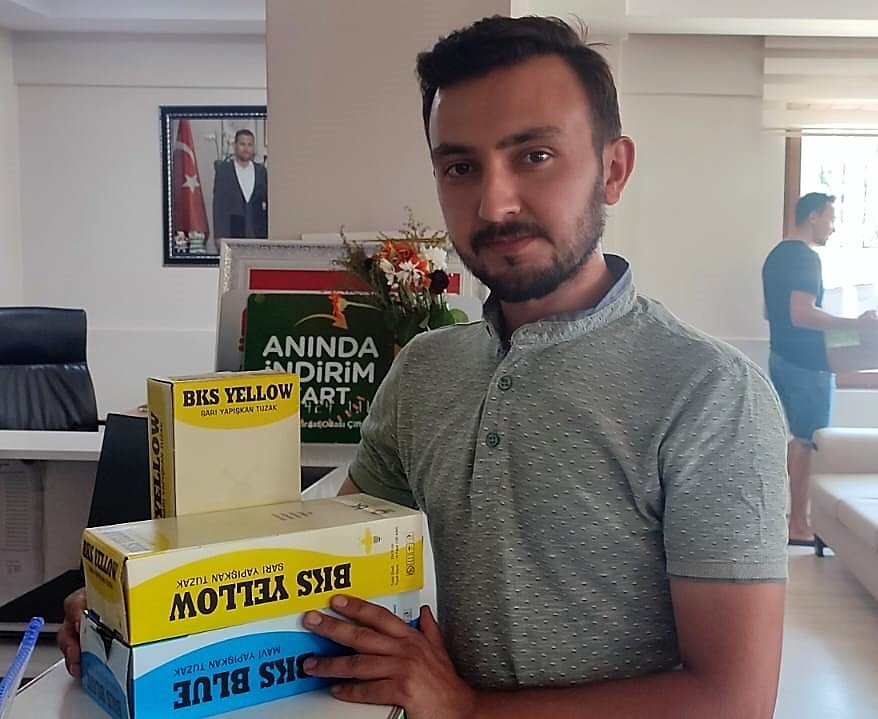 Demreli üreticilere tuzak dağıtıldı