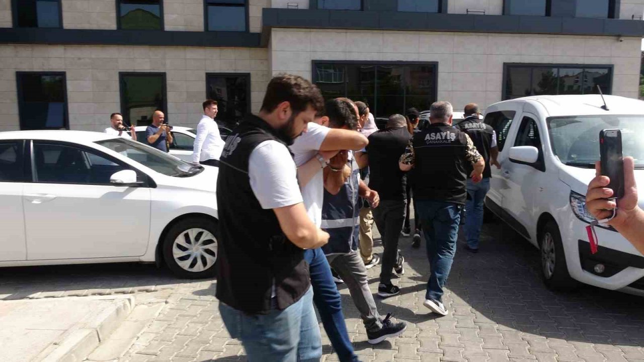 Çanakkale’de fuhuştan aylık 1 milyon TL kazanç sağlayan 4 şüpheli yakalandı