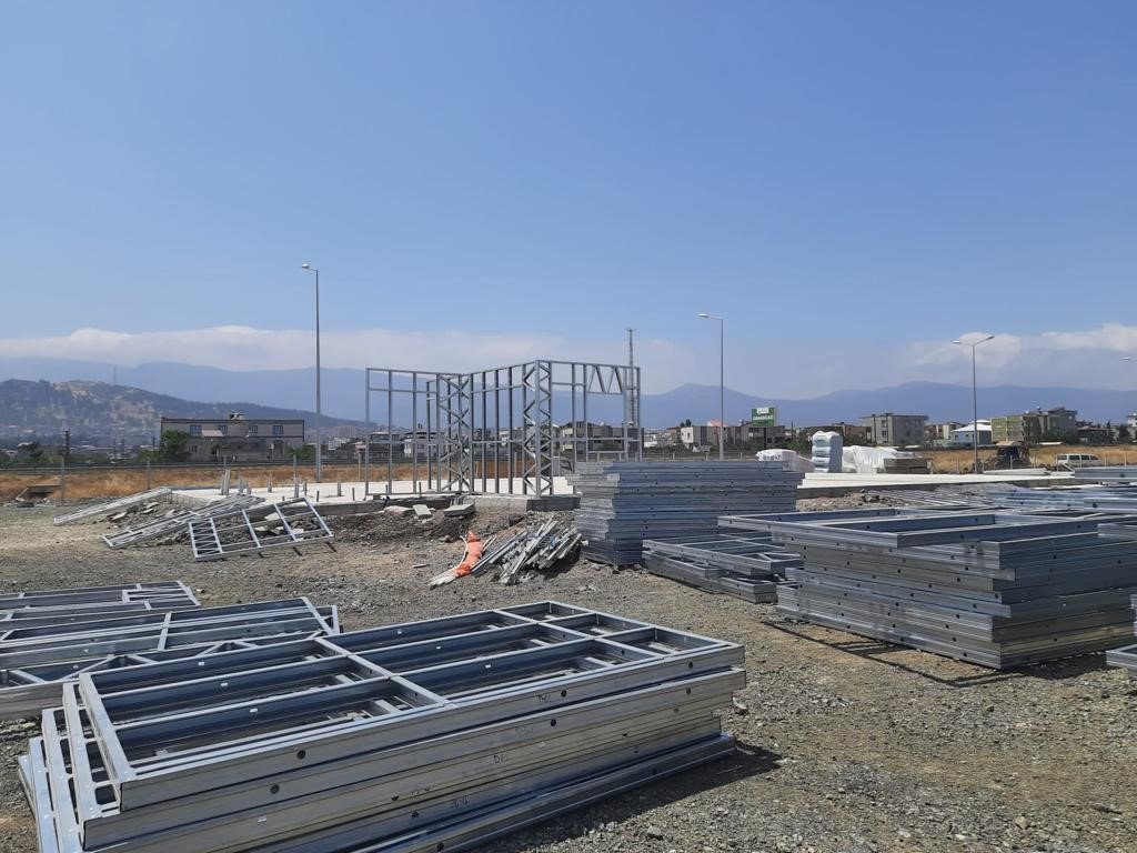 İslahiye Osmangazi Evleri’nde çalışmalar tam gaz