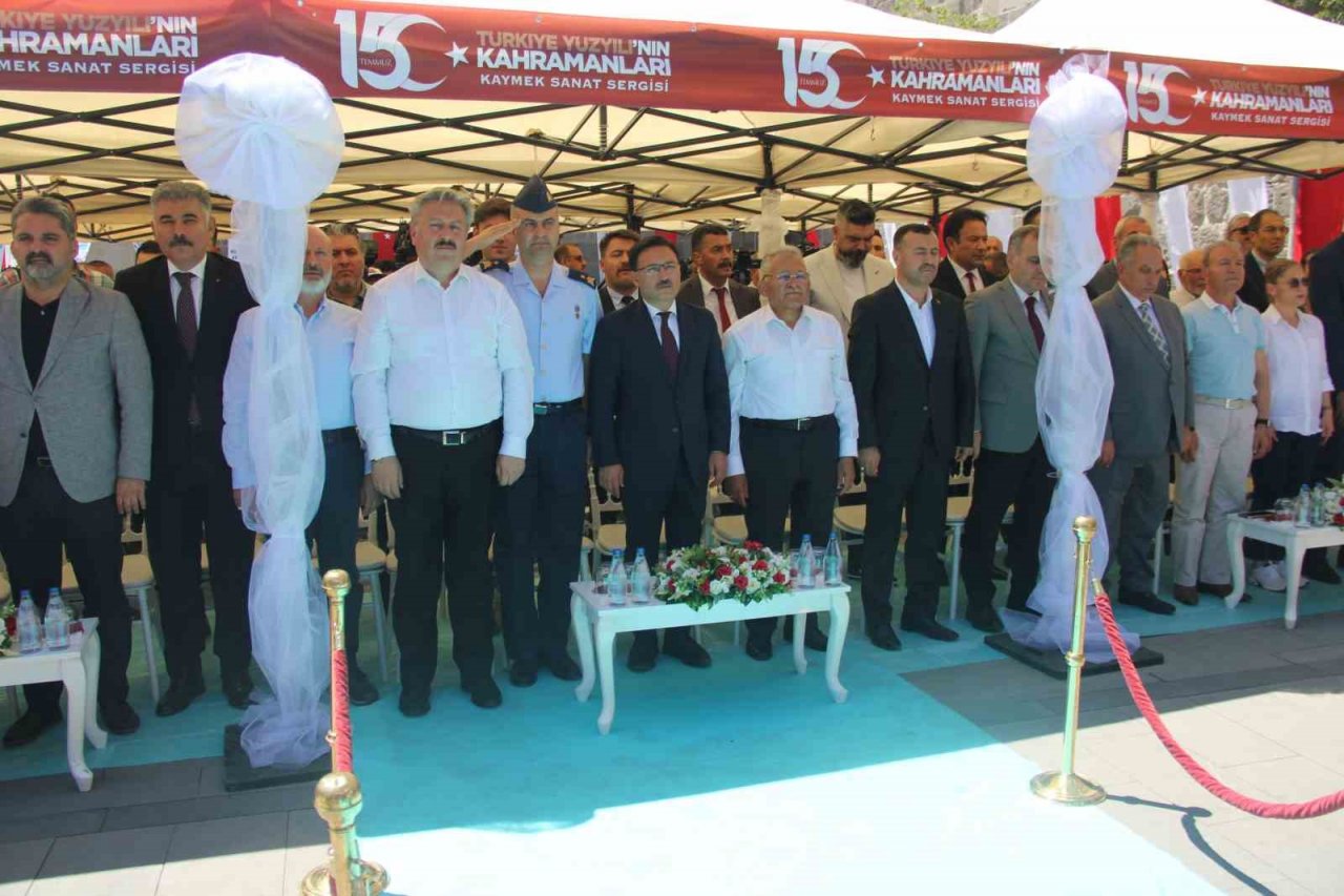 15 Temmuz’a özel ’Sanat Sergisi’ açıldı
