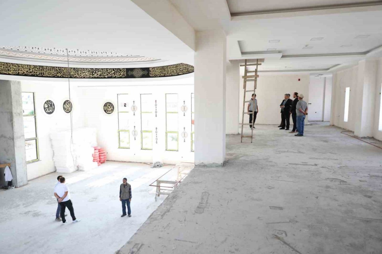 19 Mayıs Mahallesi’nde Mehmet Hisar Cami Yaz sonuna Tamamlanacak