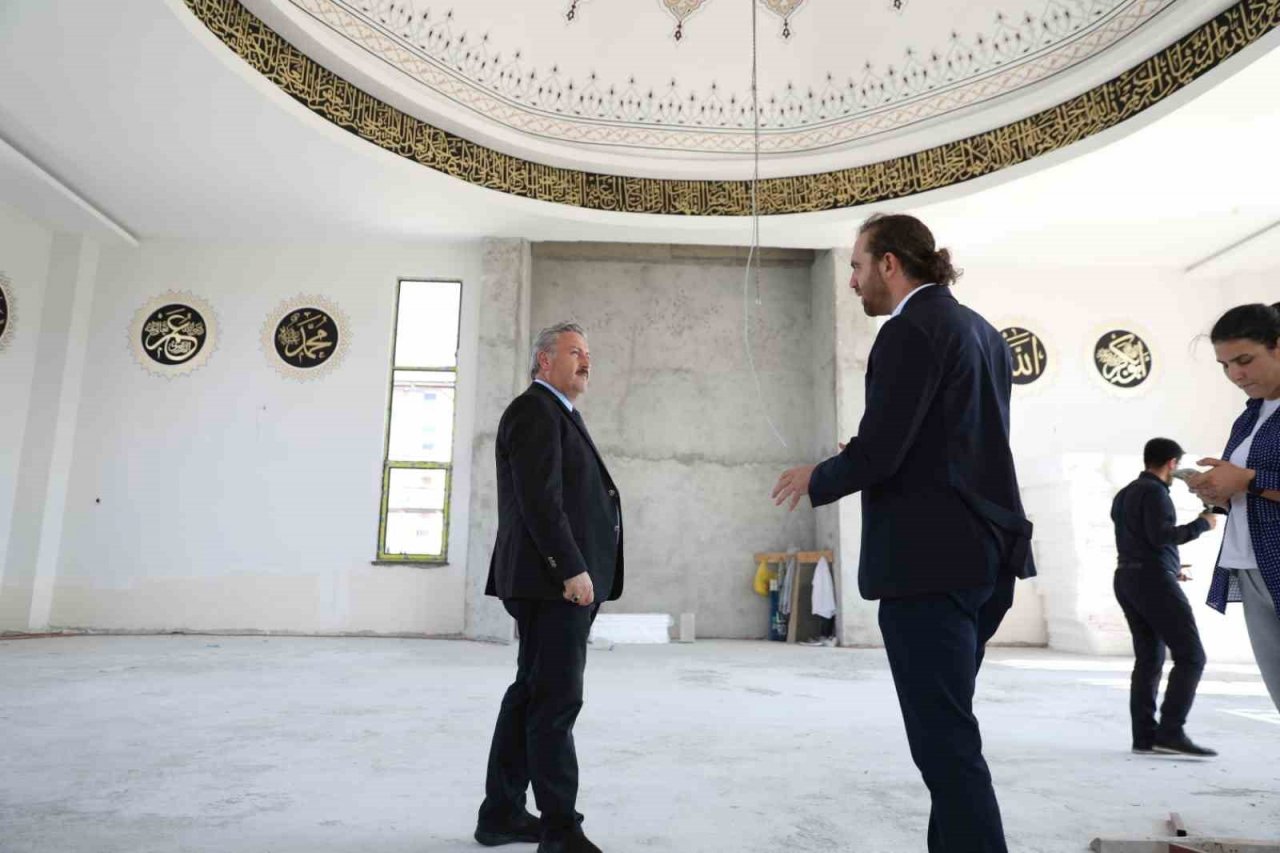 19 Mayıs Mahallesi’nde Mehmet Hisar Cami Yaz sonuna Tamamlanacak
