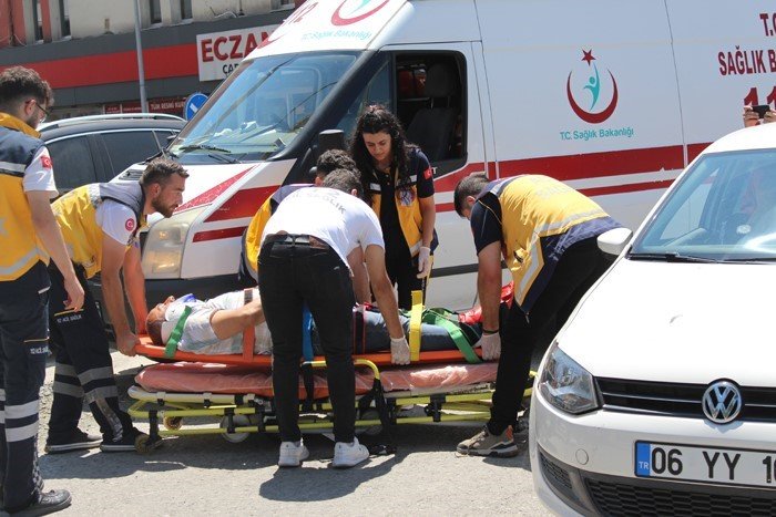 Çarşamba’da kaza: 1 yaralı