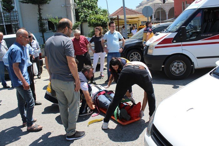 Çarşamba’da kaza: 1 yaralı