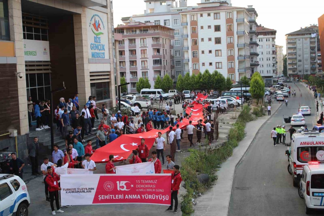 Rize’de "15 Temmuz Demokrasi ve Milli Birlik Günü" anma etkinlikleri