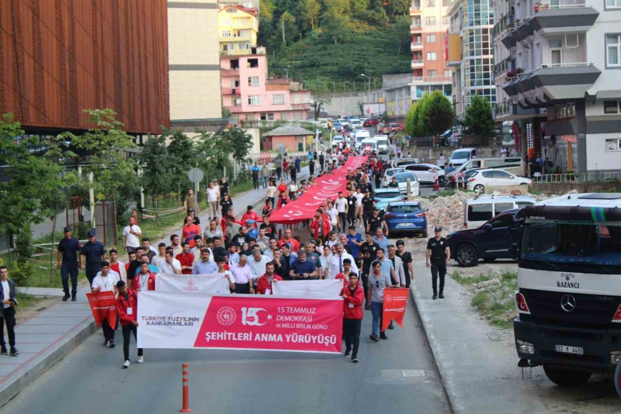 Rize’de "15 Temmuz Demokrasi ve Milli Birlik Günü" anma etkinlikleri