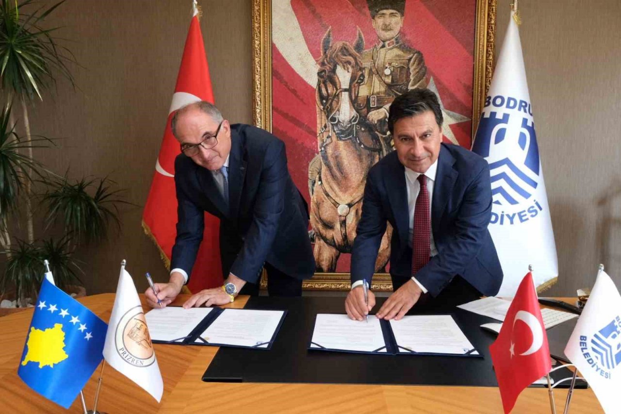 Bodrum Belediyesi ile Prizren Belediyesi arasında ’kardeş şehir’ protokolü imzalandı