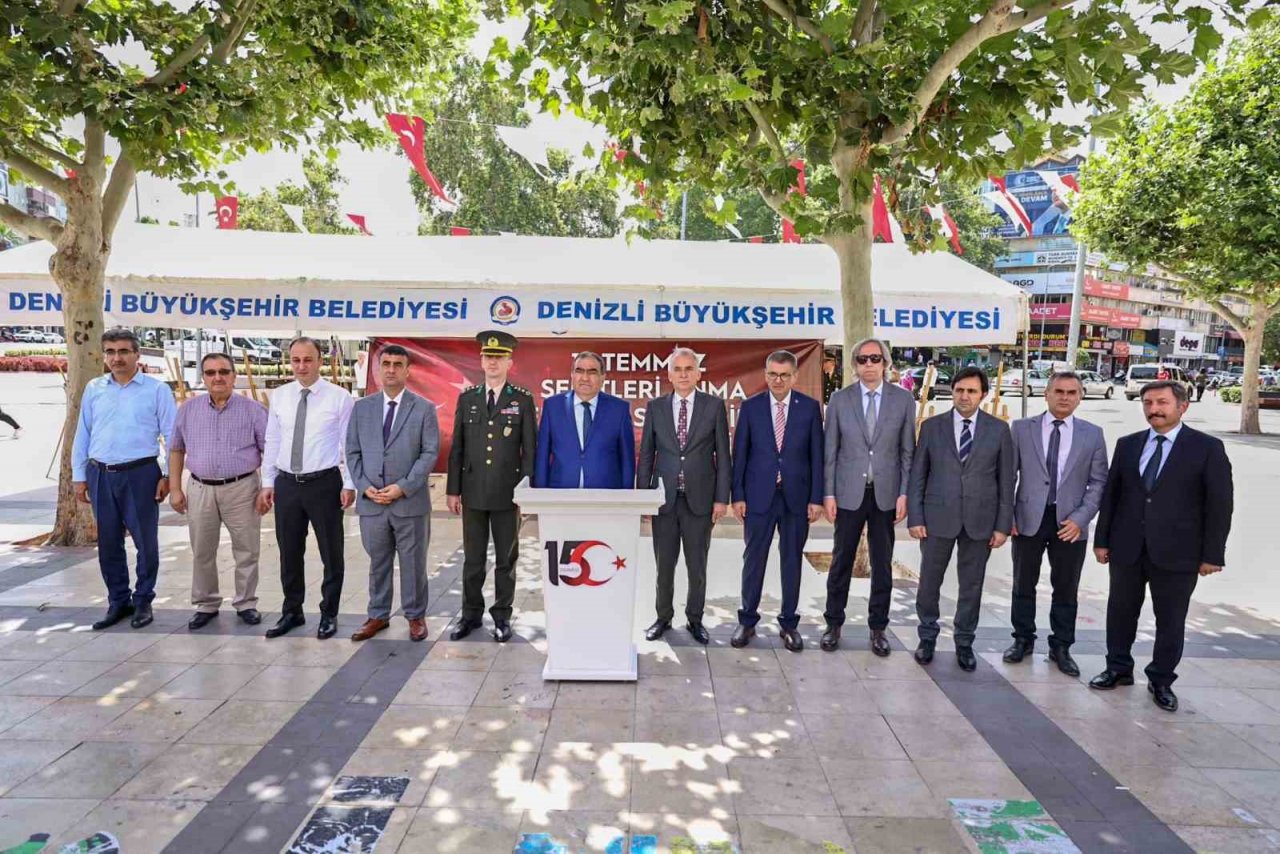 Denizli’de 15 Temmuz destanı fotoğraflarla anlatıldı