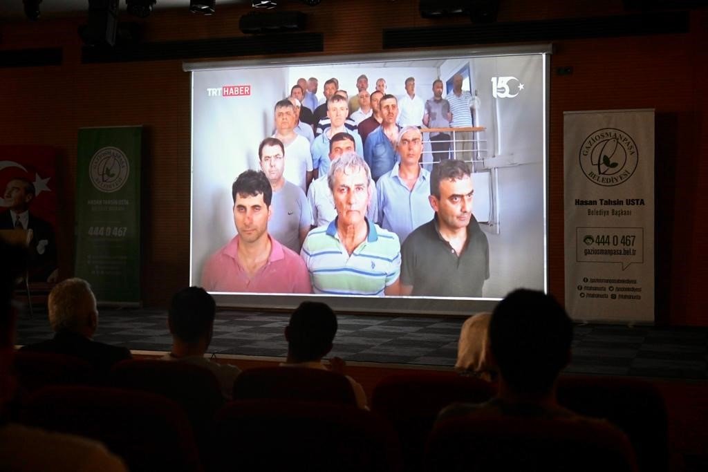 Gaziosmanpaşa’da 15 Temmuz’a özel belgesel gösterildi