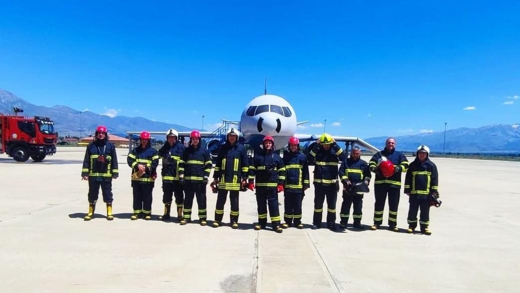 Gürcü itfaiyeciler Erzincan’da simülasyon eğitimi aldı