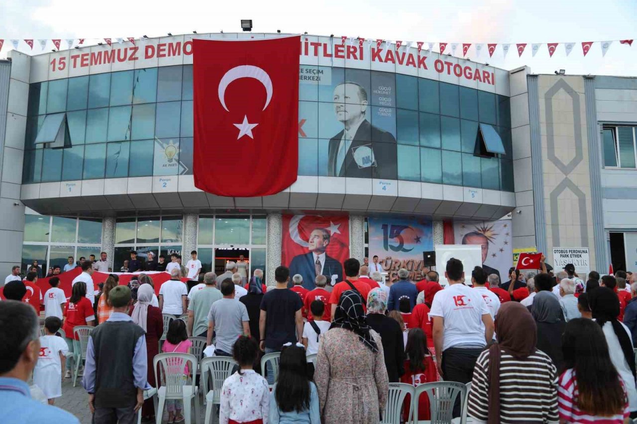 Kavak’ta 15 Temmuz kutlaması