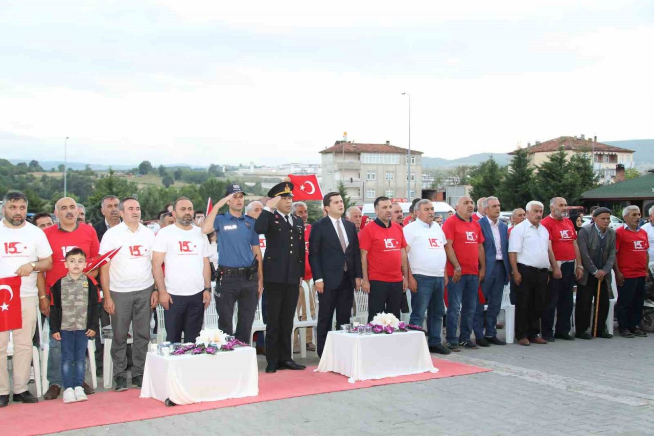 Kavak’ta 15 Temmuz kutlaması