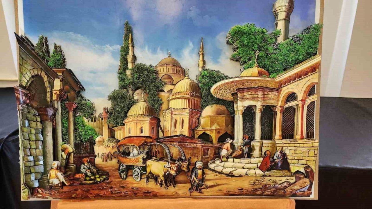 Kütahya’da Keçe Yapımı Kursu sergisi