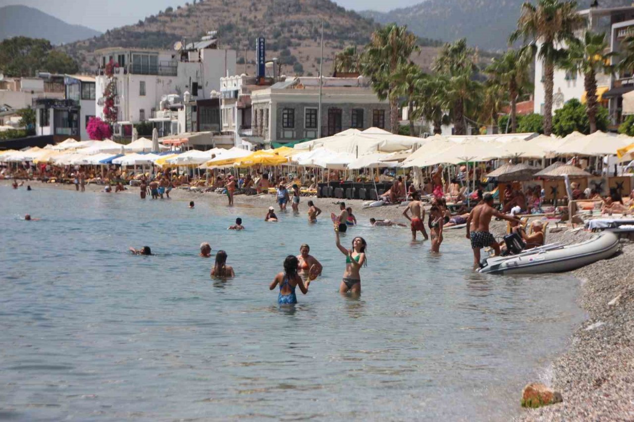 Bodrum’da çöl sıcakları