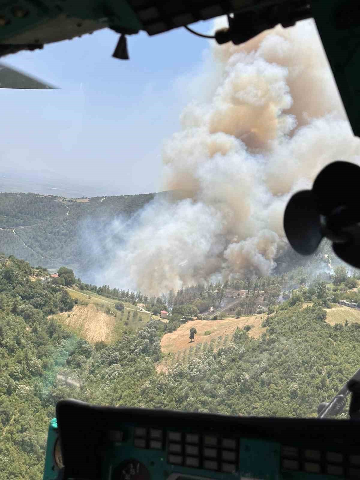 Osmaniye’de orman yangını, ekipler müdahaleye başladı