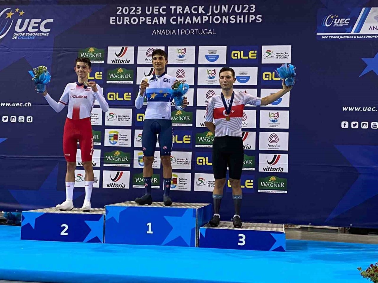 Milli bisikletçi Ramazan Yılmaz, Avrupa Pişt Şampiyonası’nda üçüncü oldu