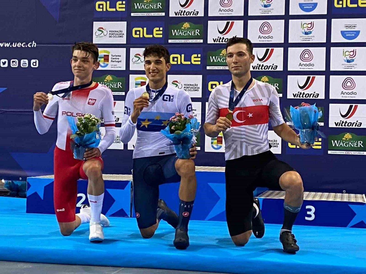 Milli bisikletçi Ramazan Yılmaz, Avrupa Pişt Şampiyonası’nda üçüncü oldu