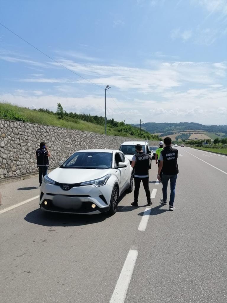 Sinop’ta 7 düzensiz göçmen yakalandı