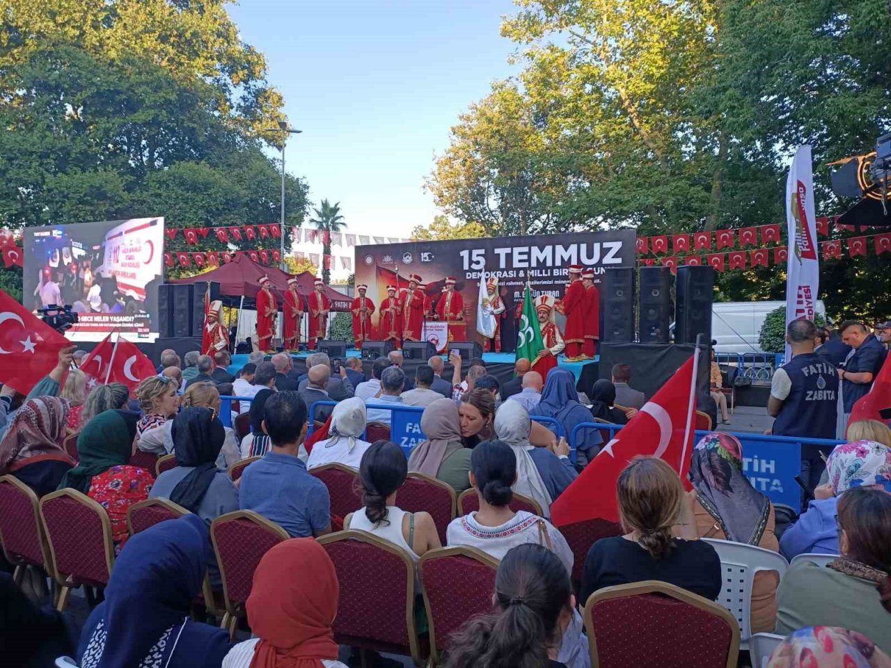 Fatih Saraçhane Parkı’nda “15 Temmuz Demokrasi ve Milli Birlik Günü" anma programı