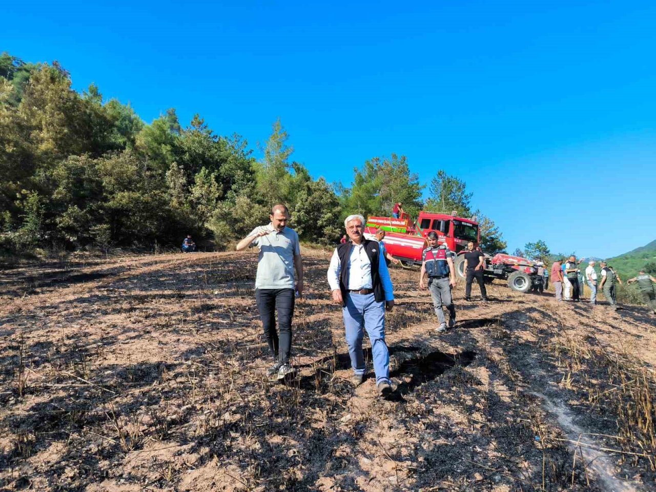 Bolu’da orman yangını kontrol altına alındı