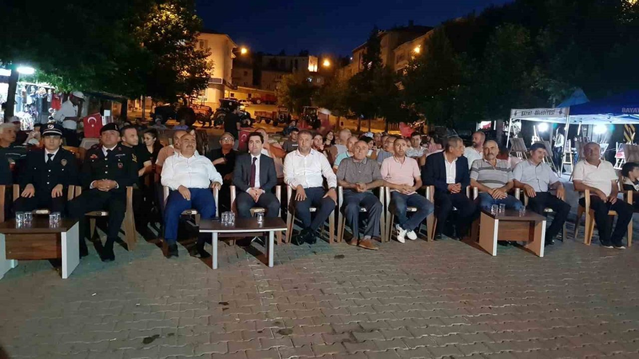 Bayat’ta 15 Temmuz şehitleri anıldı