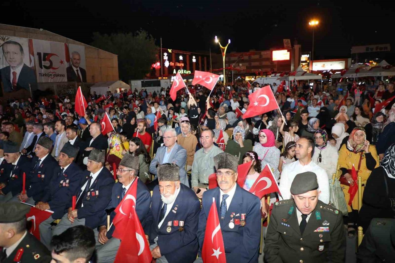 Erzincan’da "15 Temmuz Demokrasi ve Milli Birlik Günü" programı