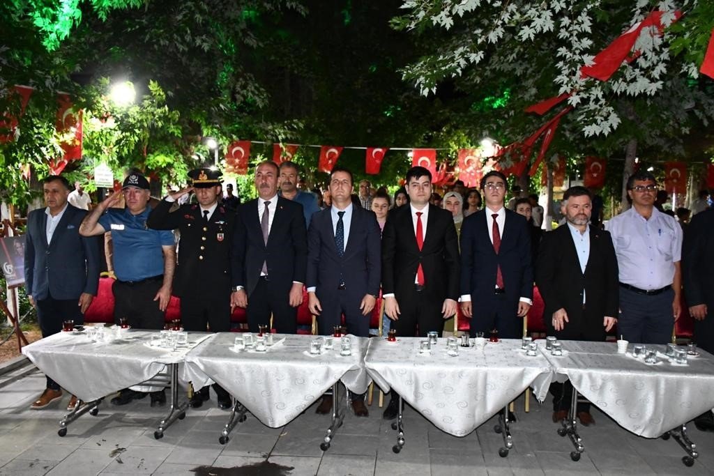 15 Temmuz Milli Birlik ve Demokrasi Günü Tomarza’da Etkinliklerle Kutlandı