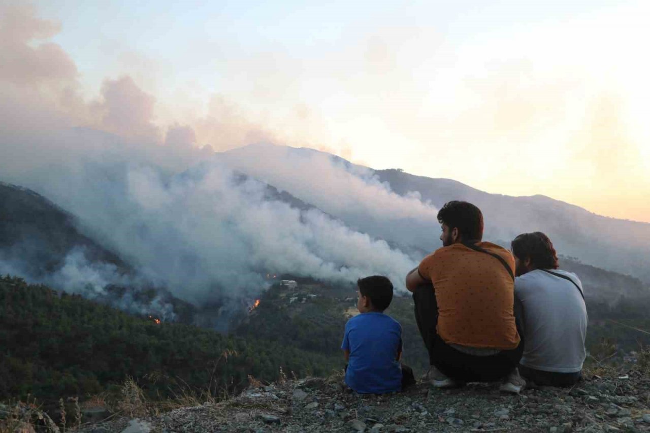 Hatay’da orman yangını büyüyor, 250 hektar zarar gördü