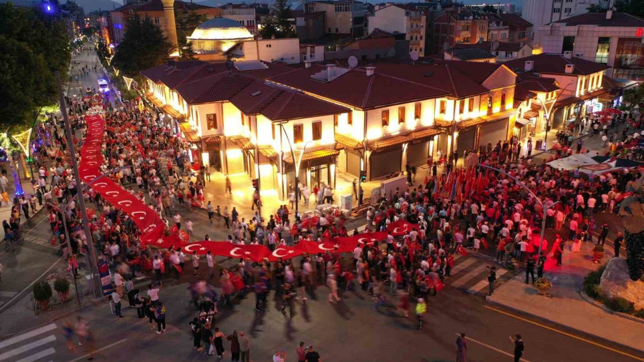 Isparta 15 Temmuz’un 7’nci yıl dönümünde tek yürek oldu