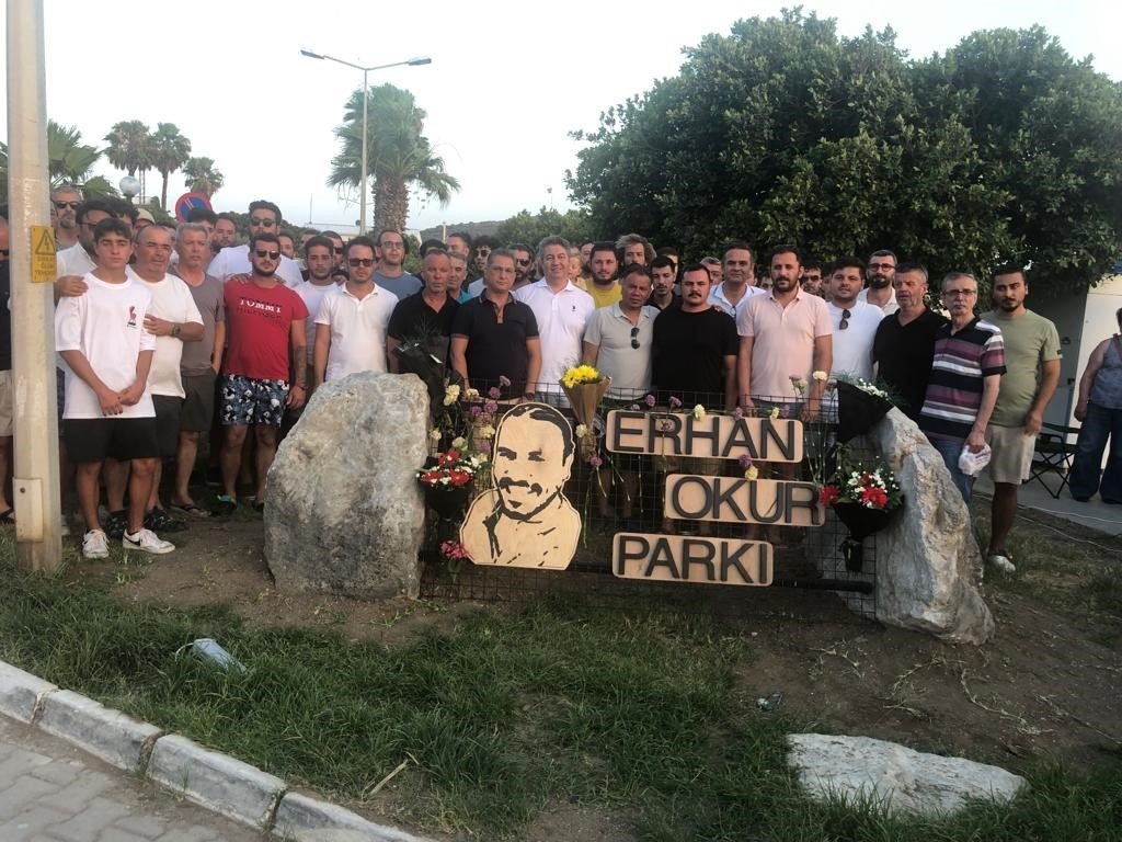 Datça’da Okur’un adının verildiği park hizmete açıldı