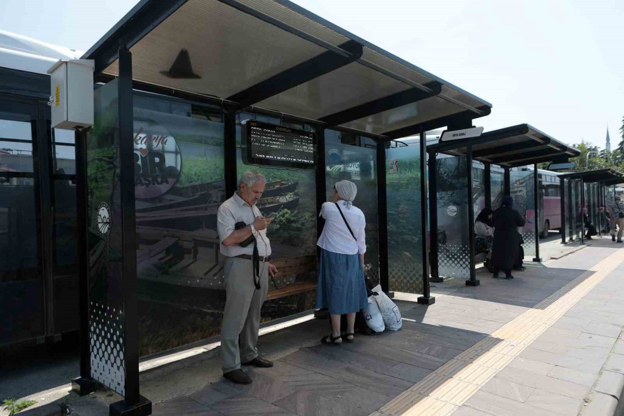 Akıllı duraklarla Sakarya’da yolculuk artık daha kolay
