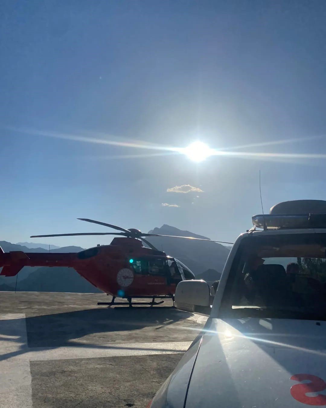 Şırnak’ta helikopter ambulans help sendromlu vatandaş için havalandı