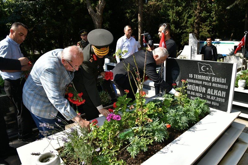 15 Temmuz şehitleri Tekirdağ’da törenlerle anıldı