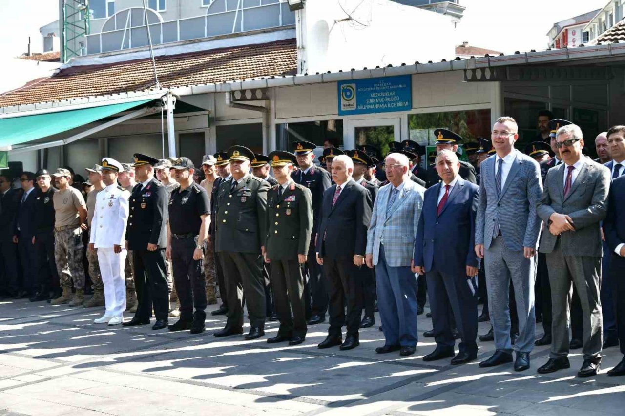 15 Temmuz şehitleri Tekirdağ’da törenlerle anıldı