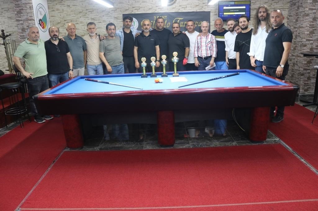 Akçaabat’ta bilardo turnuvası sona erdi