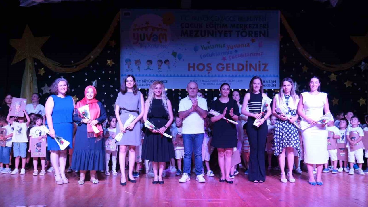 Büyükçekmeceli minikler mezun oldu