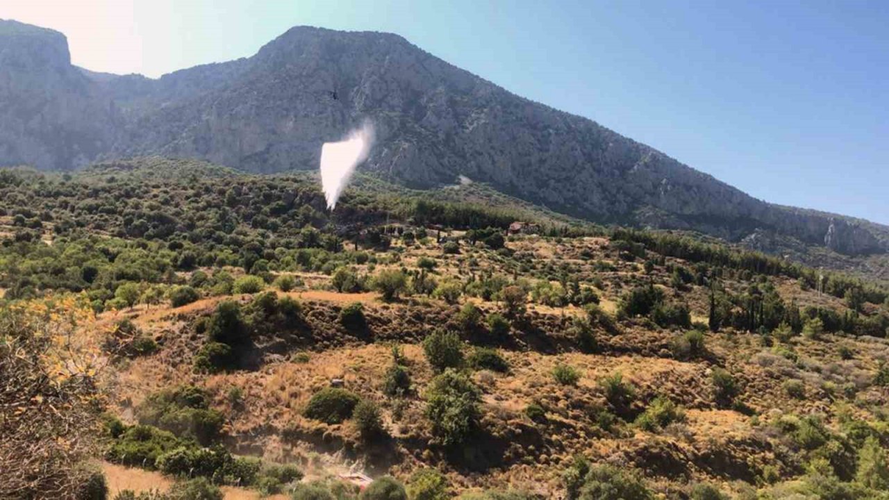 Datça yangını kontrol altında