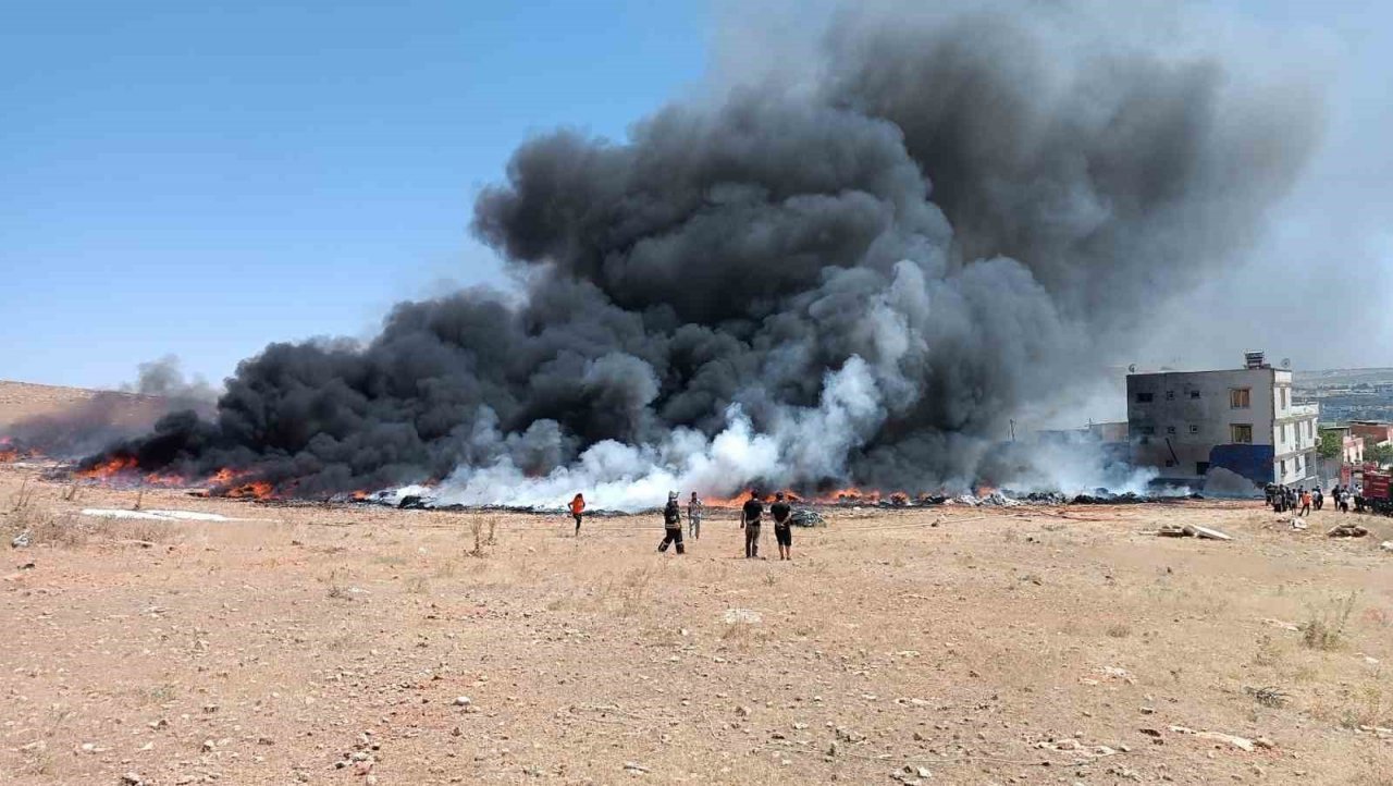 Gaziantep’te çöplük yangını korkuttu