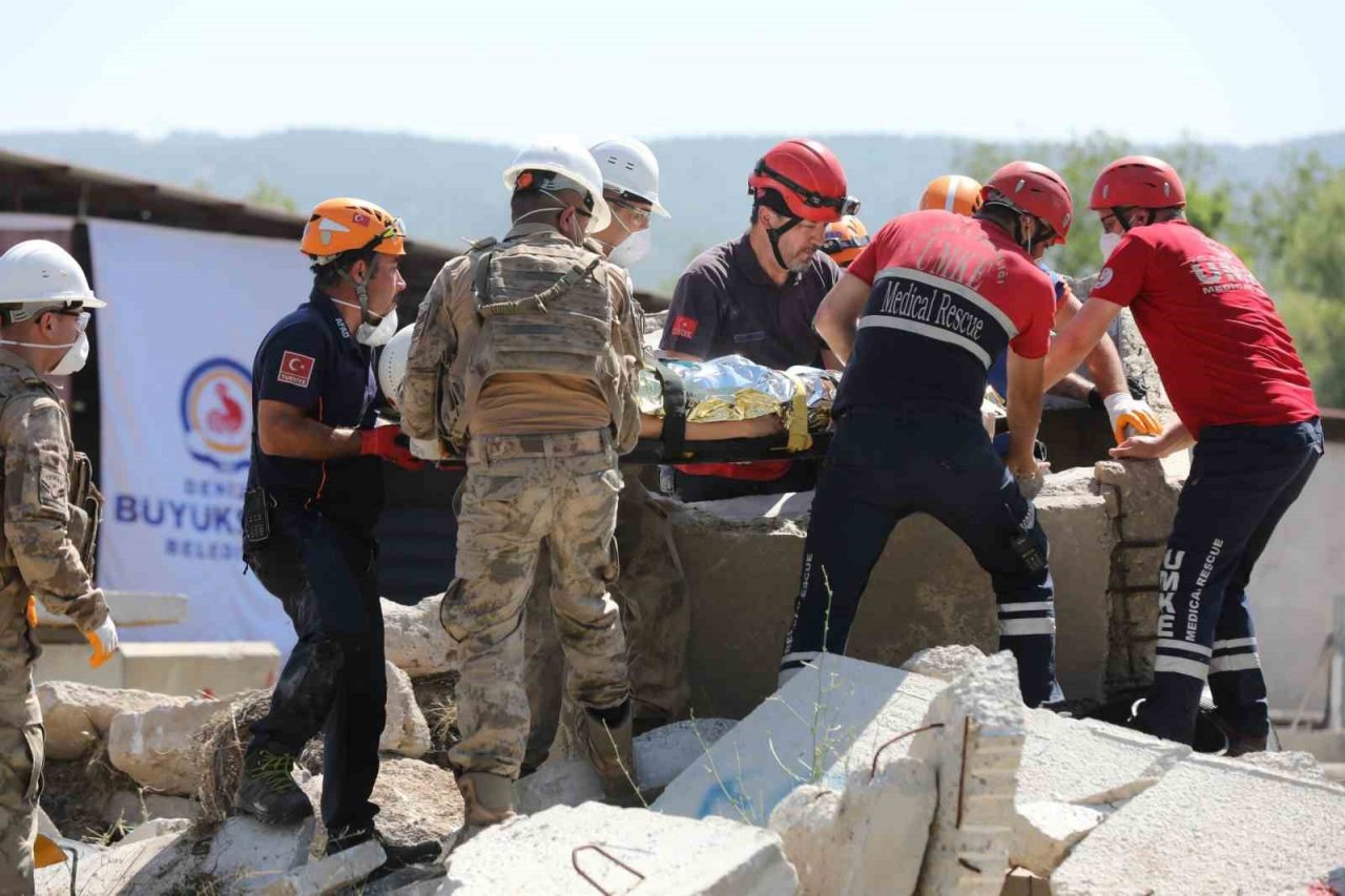 Atıl malzemeler arama kurtarma ve iş güvenliği parkuruna dönüştü