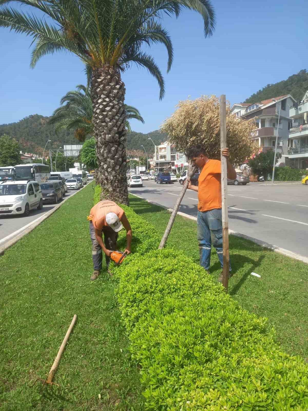 Marmaris’te son 4 yılda 81 bin metrekare yeşil alan düzenlendi