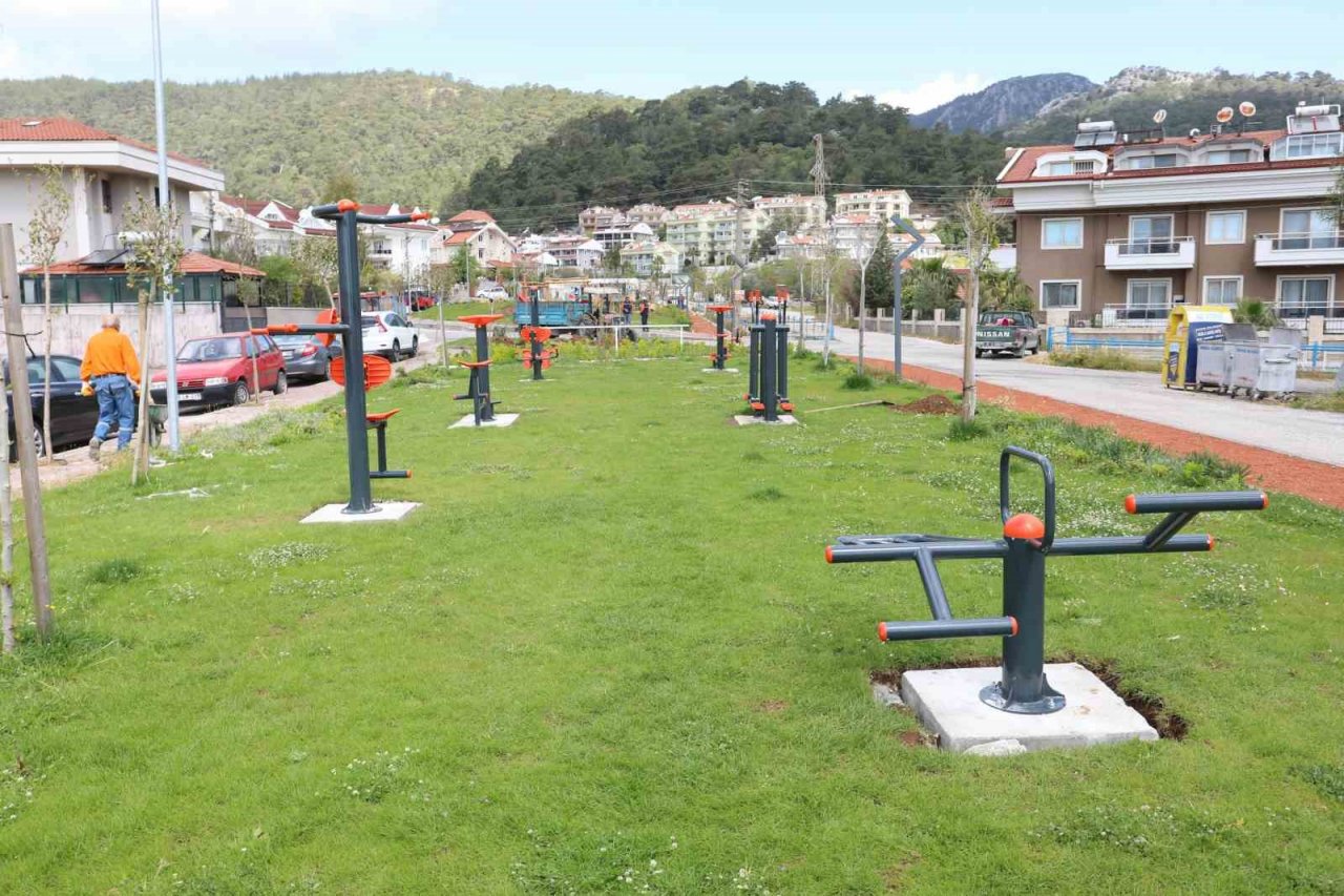 Marmaris’te son 4 yılda 81 bin metrekare yeşil alan düzenlendi